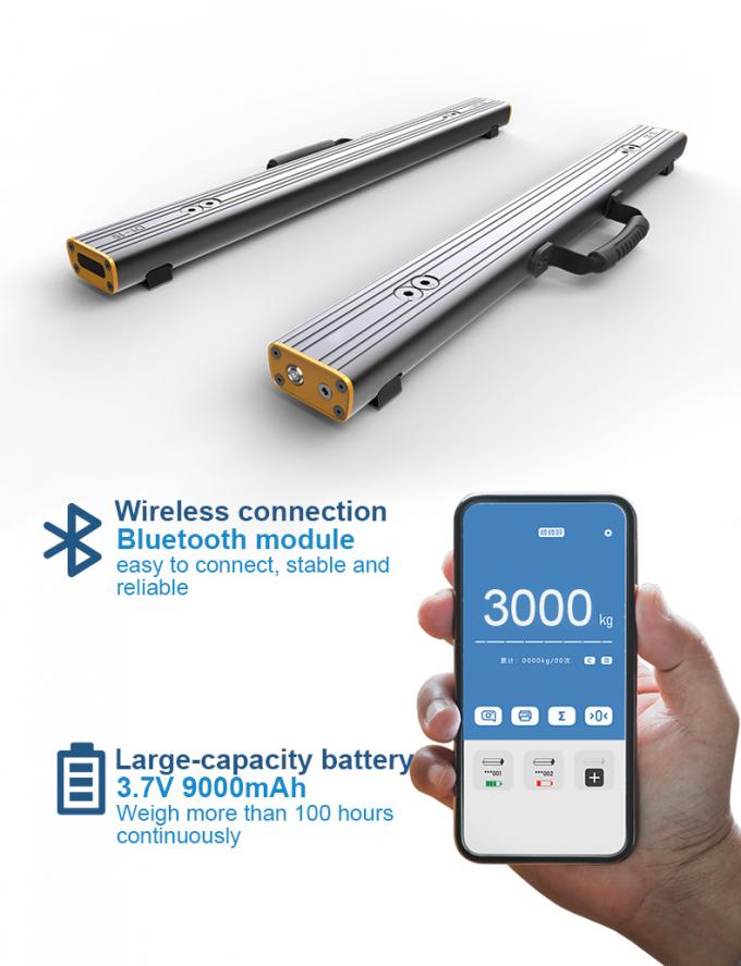 Βιομηχανική κλίμακα Bluetooth για παλέτες, κλίμακα ζύγισης ράβδου 1500kg φορητή κλίμακα δέσμης 4
