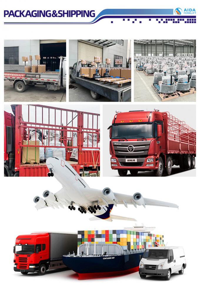 Walkie Full Electric Powered Forklift 2000kg Λιθιογενής ηλεκτρικός ανελκυστήρας 5