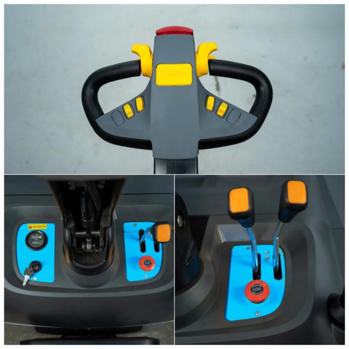 Εγκριθείσα από το ISO Walkie Electric Reach Truck, πλήρως ηλεκτρική συσκευή στοίβασης παλέτας 2 τόνων 0
